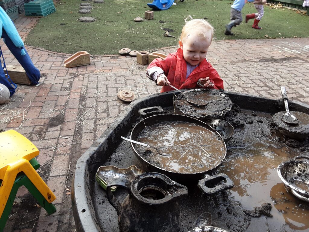 getting messy!